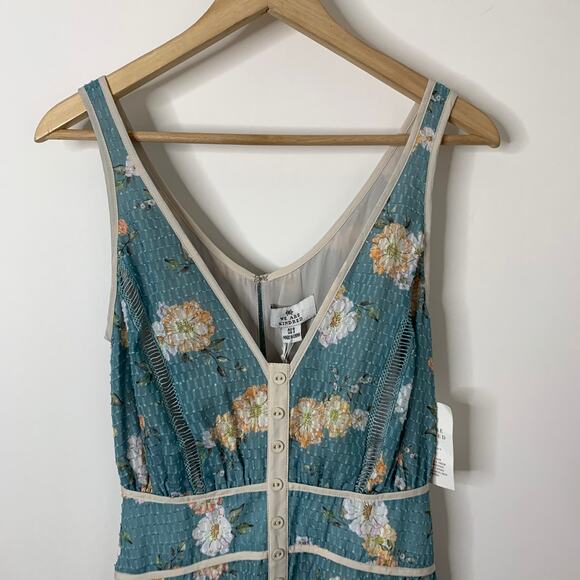 We Are Kindred Mia Maxi Dress Blue Teal Posey Womens 2 New with tags - Picture 6 of 16